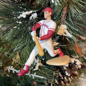 Will Clark Texas Rangers Starting Lineup Christmas Tree Ornament 1998 Vintage